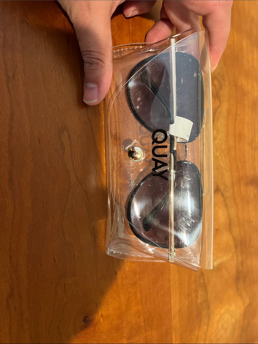 Quay Australia Black and Gold Aviator “All In” Sunglasses - Picture 8 of 10